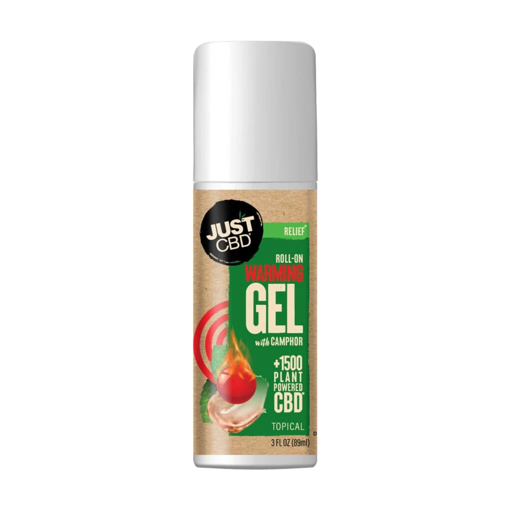 JustCBD - Warming CBD Roll-On Pain Relief Gel - 350mg/1500mg