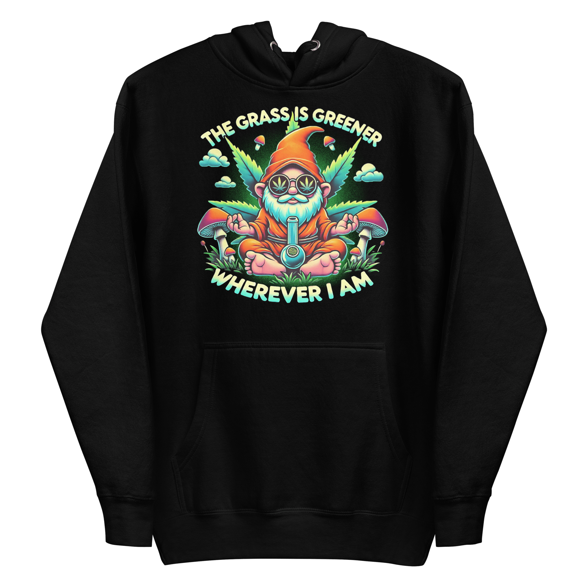 "The Grass Is Greener Wherever I Am" Remedy Center Hoodie