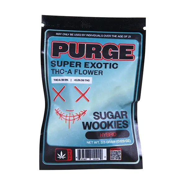 purge thca flower 3.5g sugar wookies