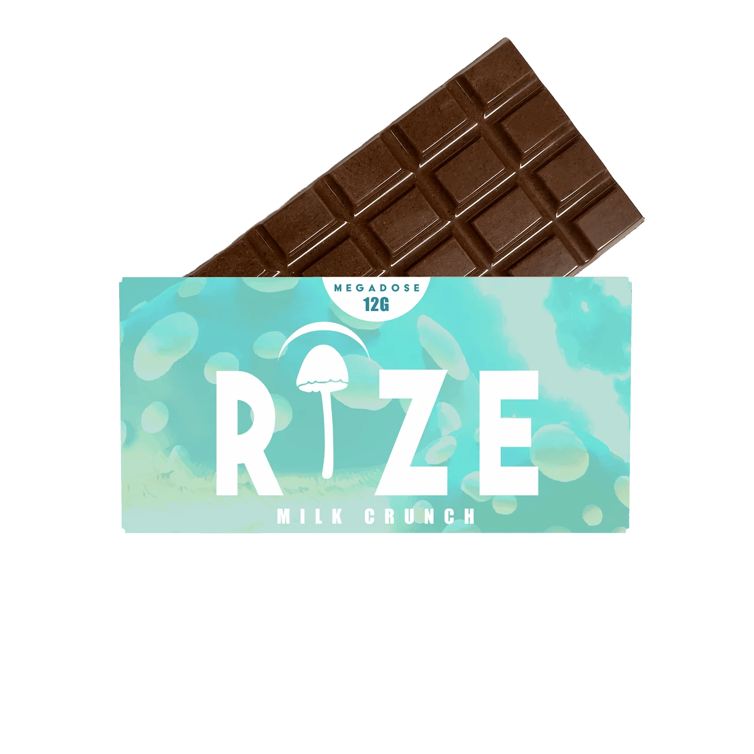 Rize 12g Mushroom Chocolate Bar Milk Crunch flavor