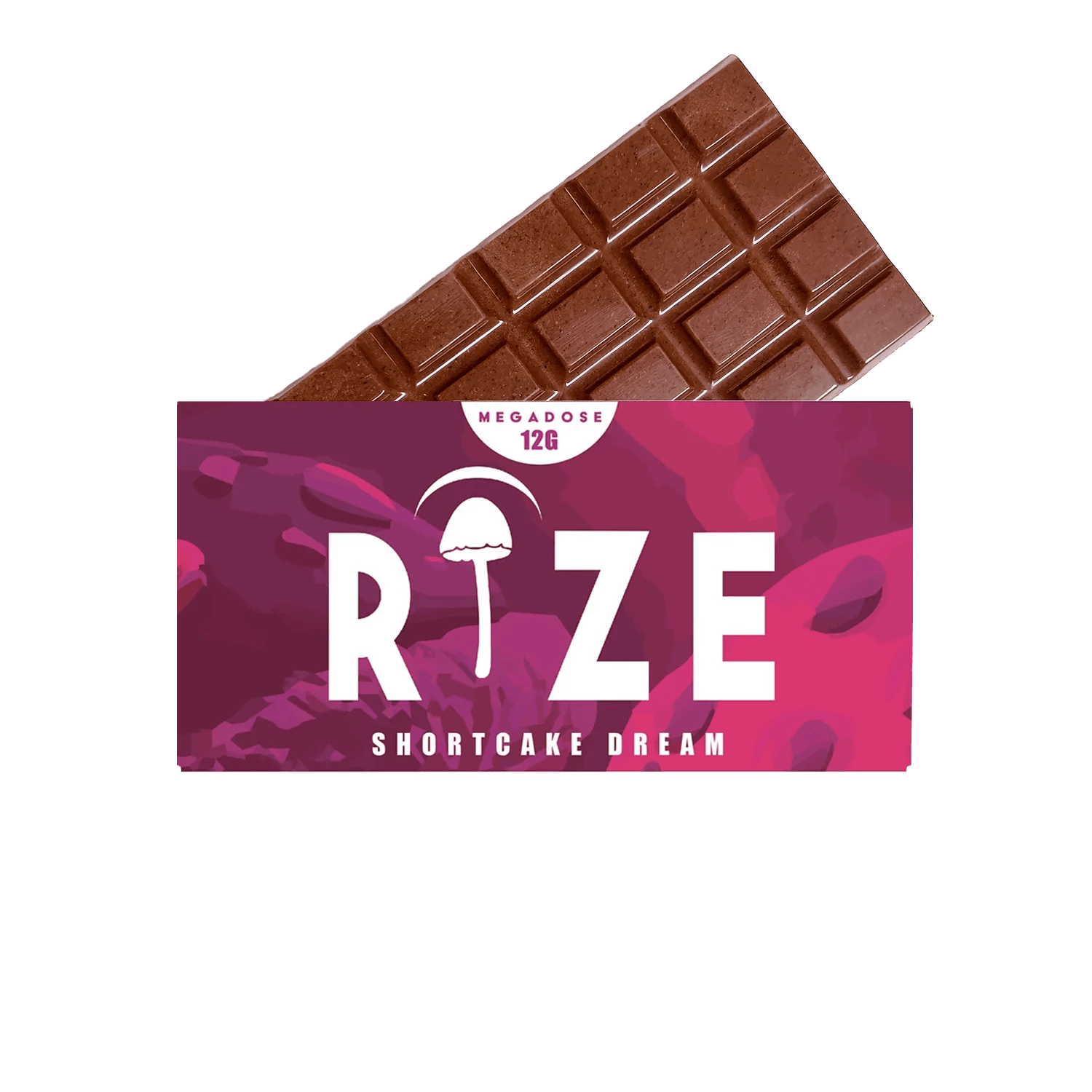 Rize 12g Mushroom Chocolate Bar Shortcake Dream flavor