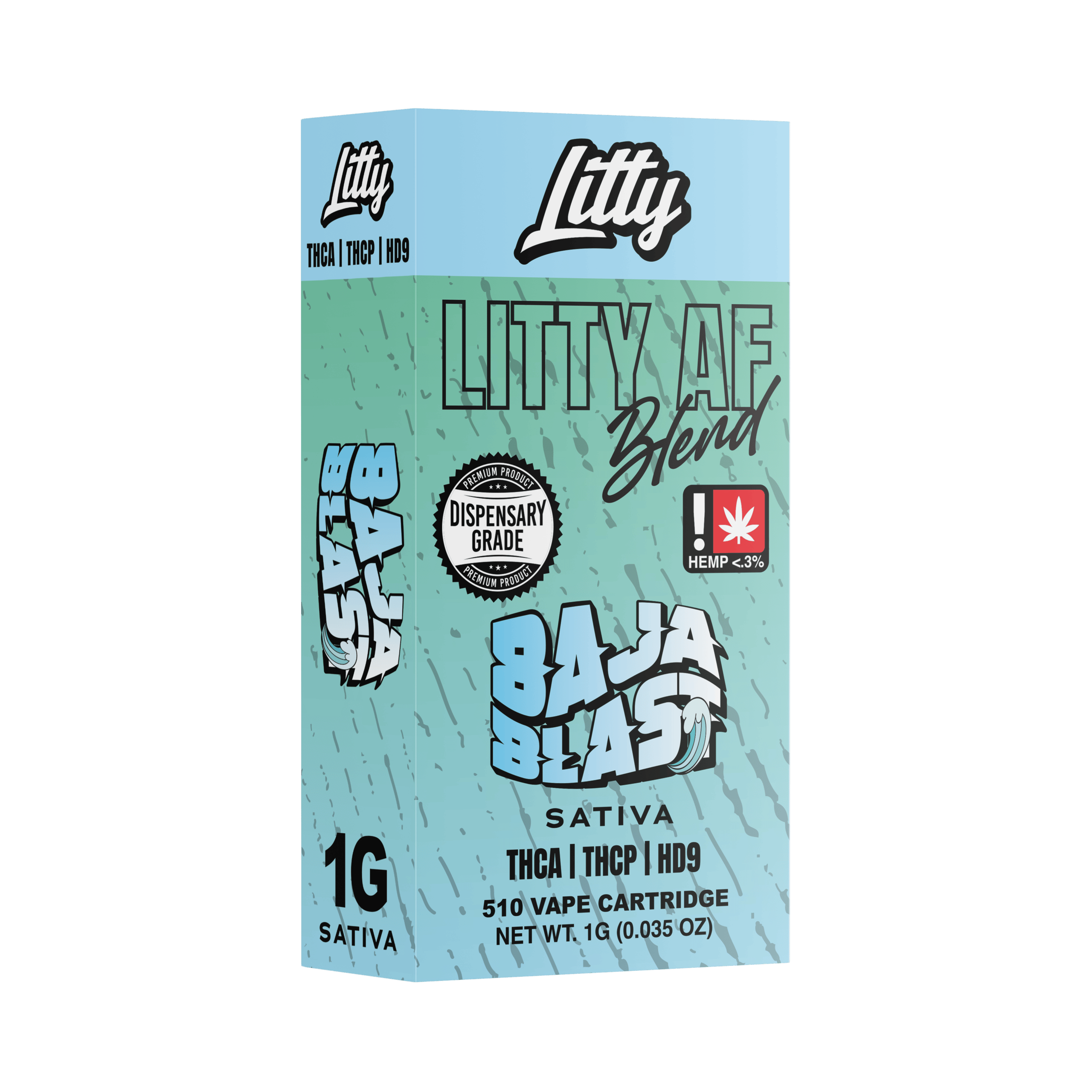 Litty - 1g THC-A + THC-P Vape Cartridge - Multiple Strains!