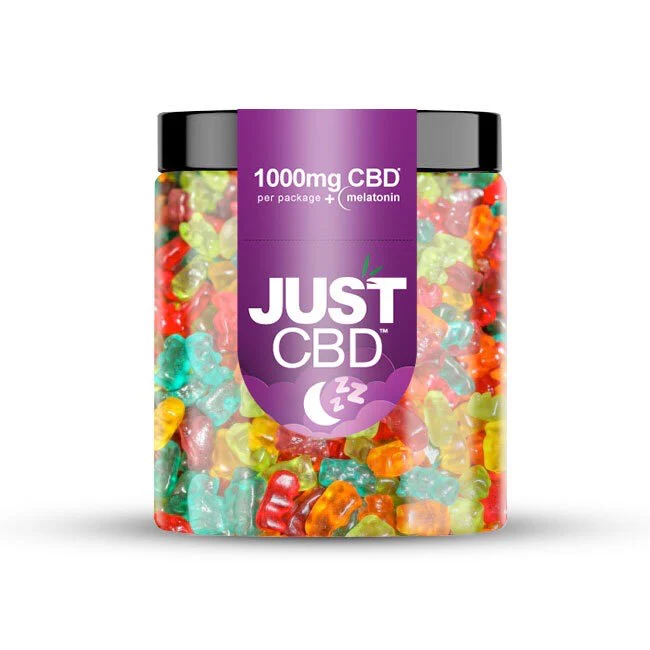 JustCBD Sleep - 1000mg CBD Gummy Bears + Melatonin