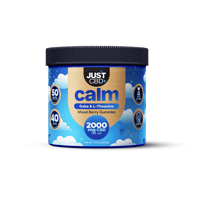 JustCBD - Mixed Berry 2000mg CBD + Gaba + L-Theanine Gummies