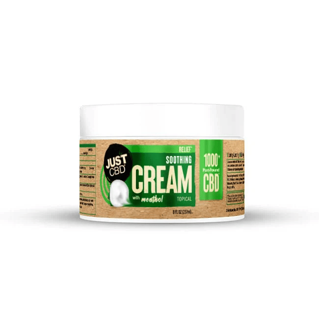 JustCBD - 1000mg CBD Soothing Cream + Menthol