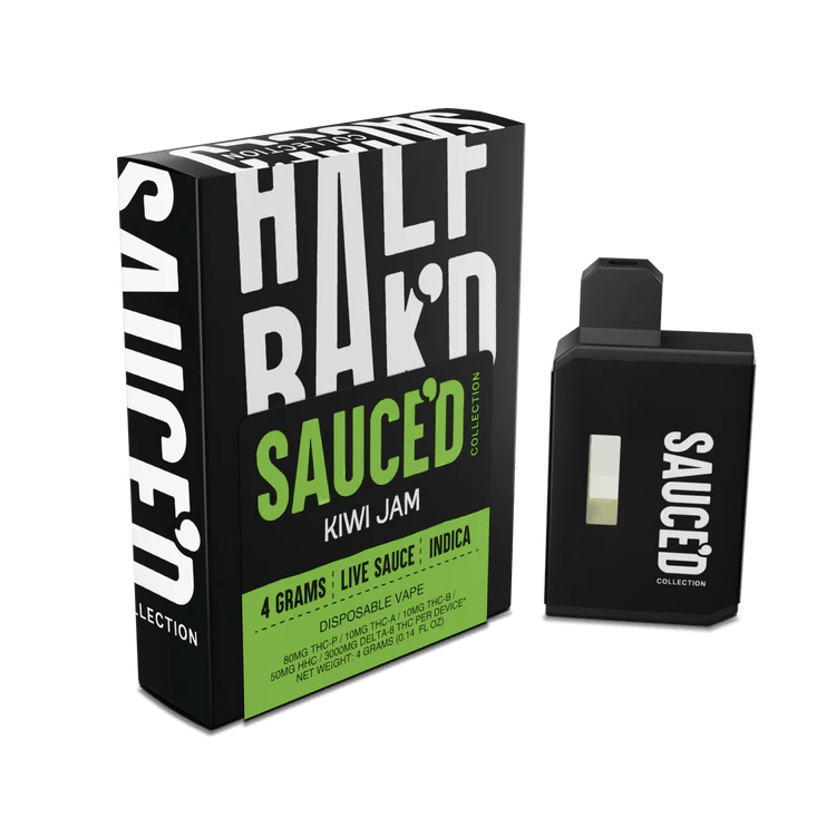 Half Bak'd - 4g Live Resin Disposables w/ THC-P - 8 Strains!