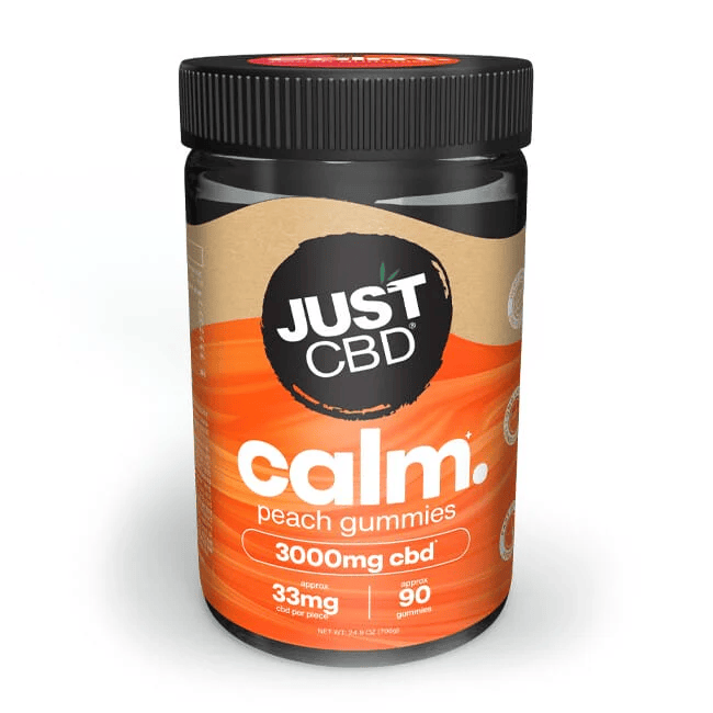 JustCBD - 3000mg Calm Peach Gummies