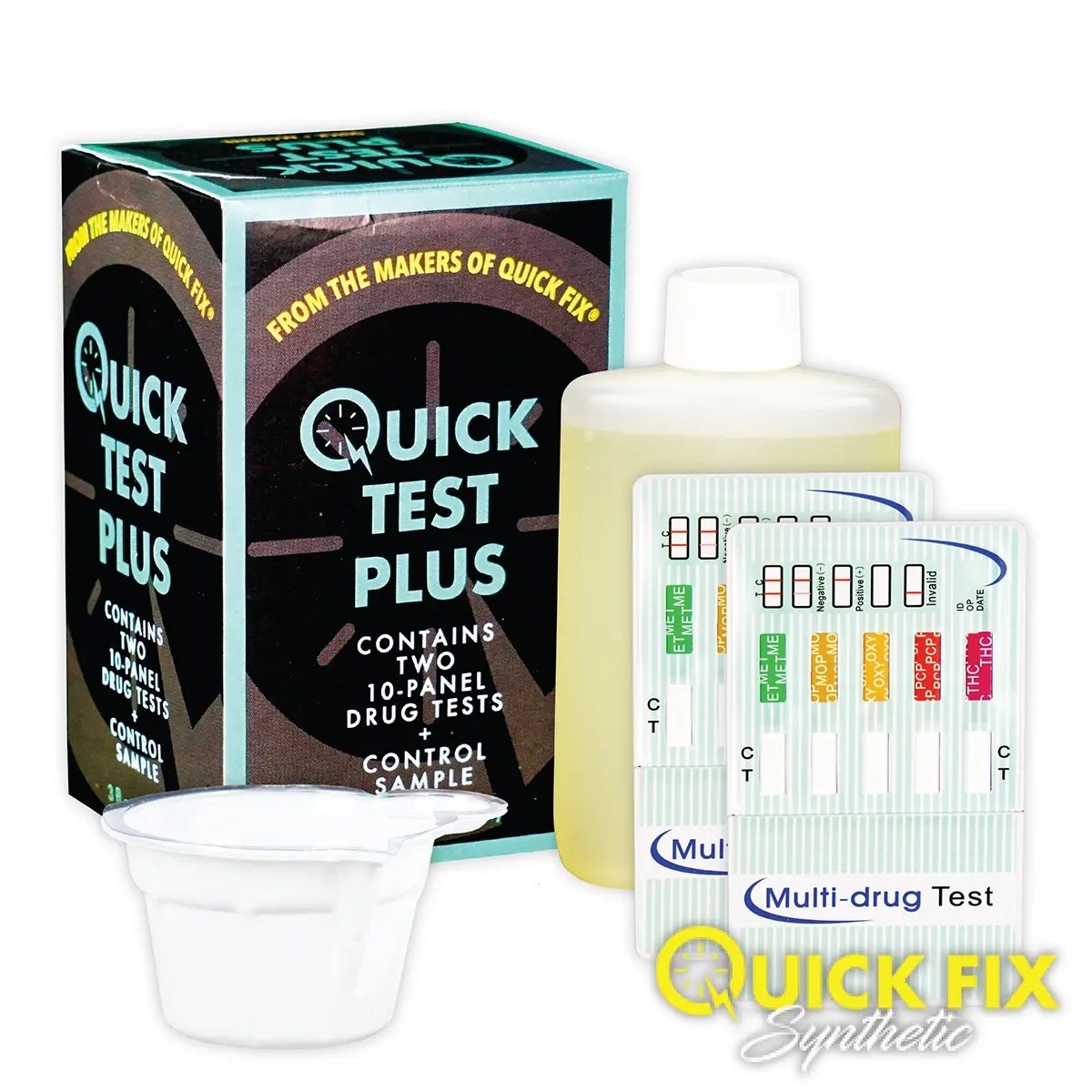 Quick Test Plus - Test Kit & Control Sample (From the Makers of Quick Fix!)