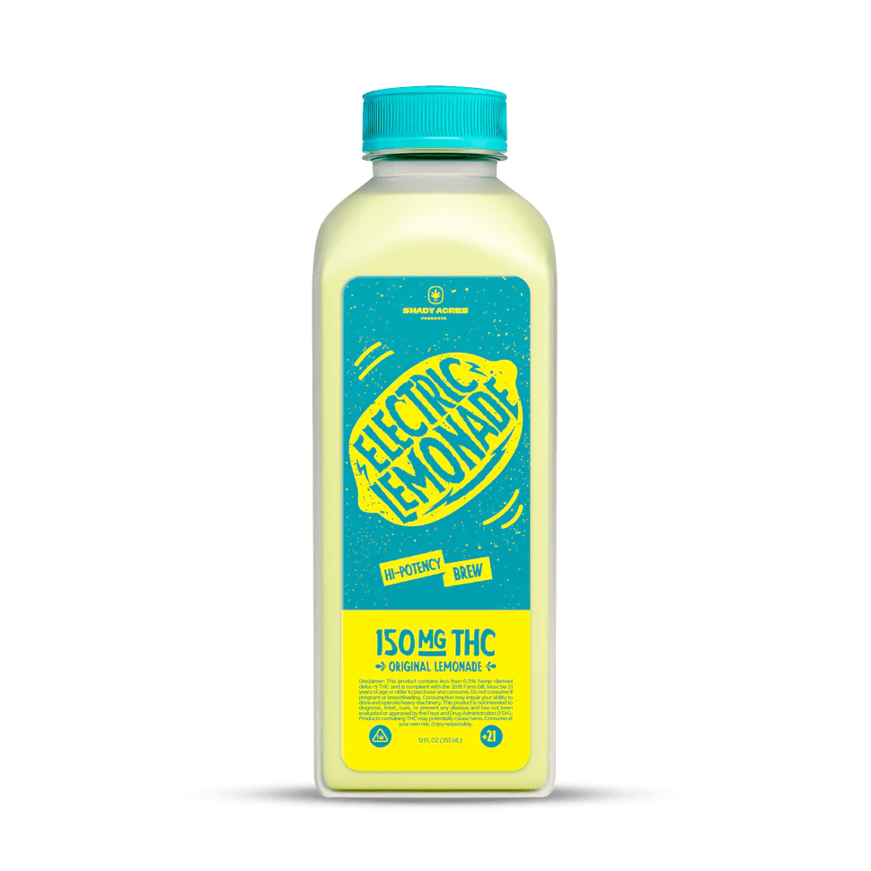 Shady Acres THC Lemonade - 150mg Electric Lemonade - 3 Flavors!