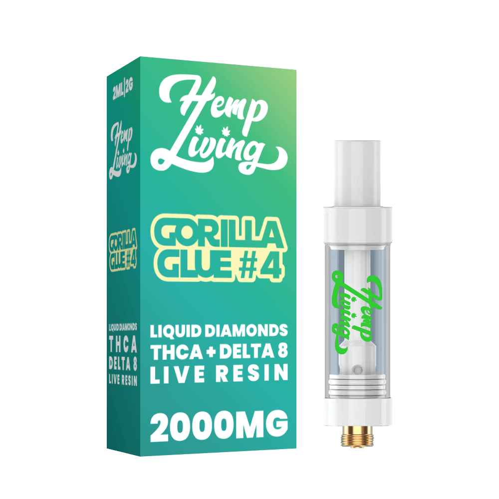 Hemp Living - 2g THCA + D8 Live Resin 510 Cart