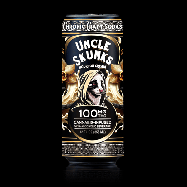 Uncle Skunks THC Craft Soda Bourbon Cream 100mg