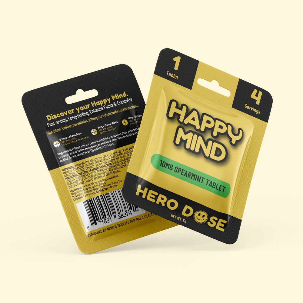 Happy Mind 10mg Single Count Hero Dose