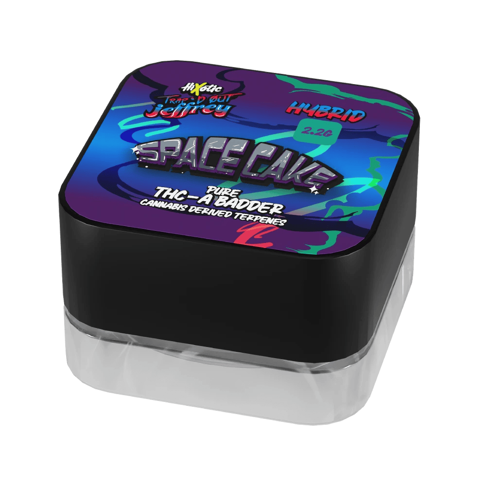 HiXotic Spacecake pure THC-A badder 2g hybrid strain