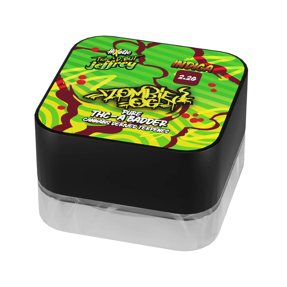 HiXotic Zombie OG pure THC-A badder 2g jar