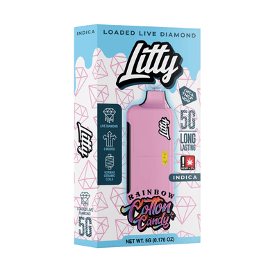Litty 5g Rainbow Cotton Candy THC-A Disposable Vape