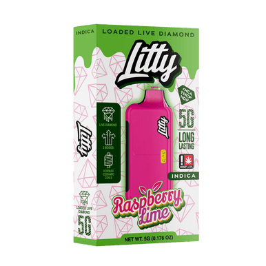 Litty 5g Raspberry Lime THC-A Disposable Vape
