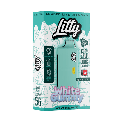 Litty 5g White Gummy THC-A Disposable Vape