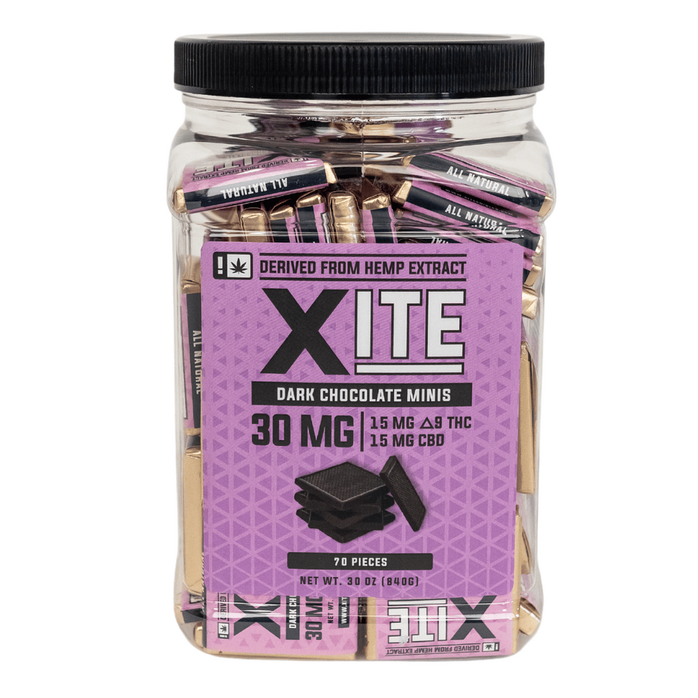 Xite - 30mg 1:1 THC/CBD Dark Chocolate