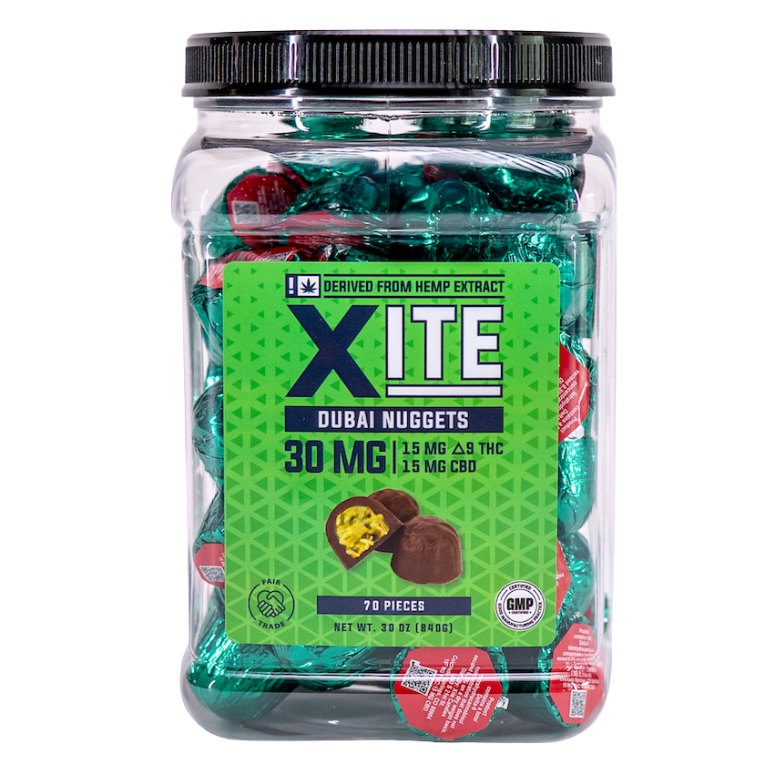 Xite - 30mg 1:1 THC/CBD Dubai Nuggets