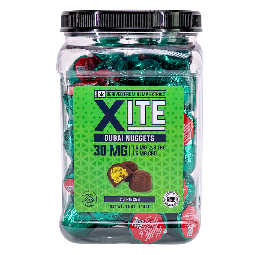 Xite - 30mg 1:1 THC/CBD Dubai Nuggets