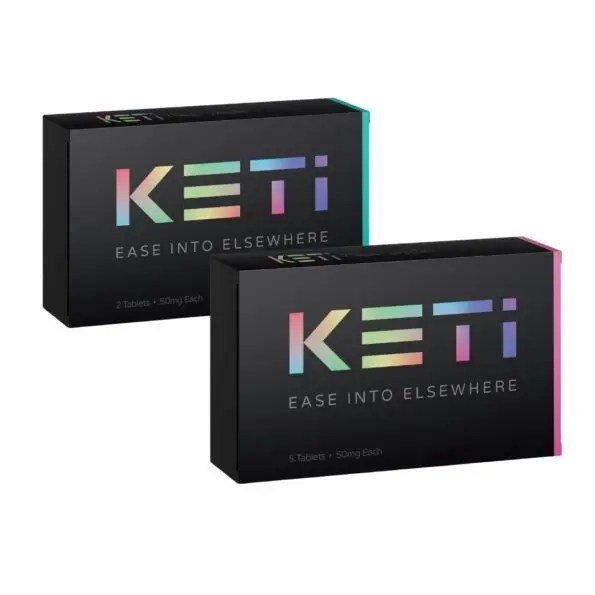 KETI 50mg THP Tabs front packaging