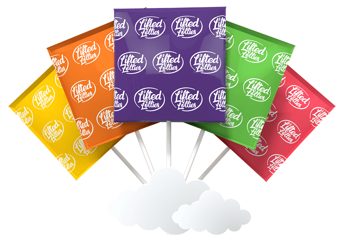 Lifted Lollies THC Infused Suckers Wrapped Lollipops All Flavors