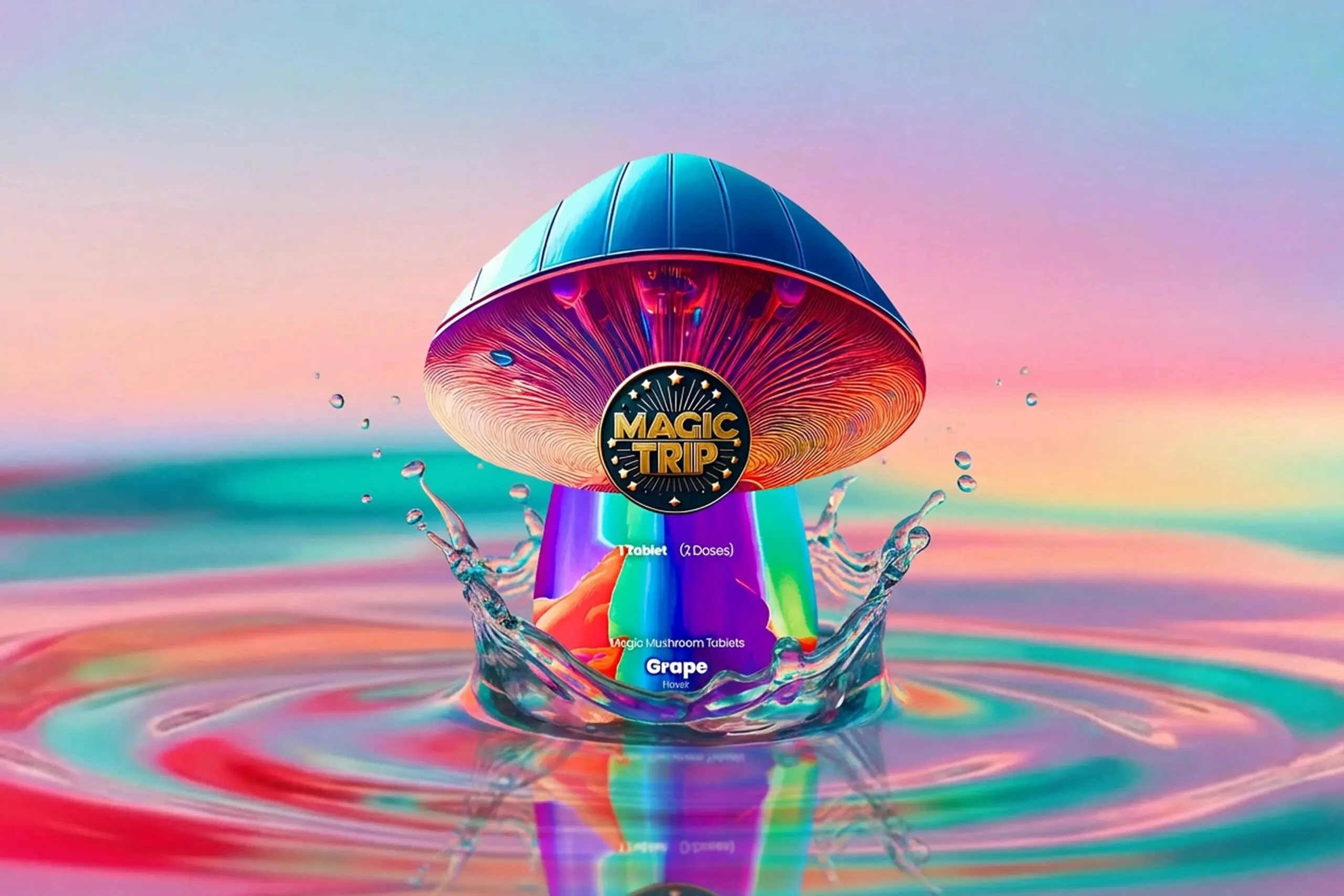 Magic Trip Grape Mushroom Tablet