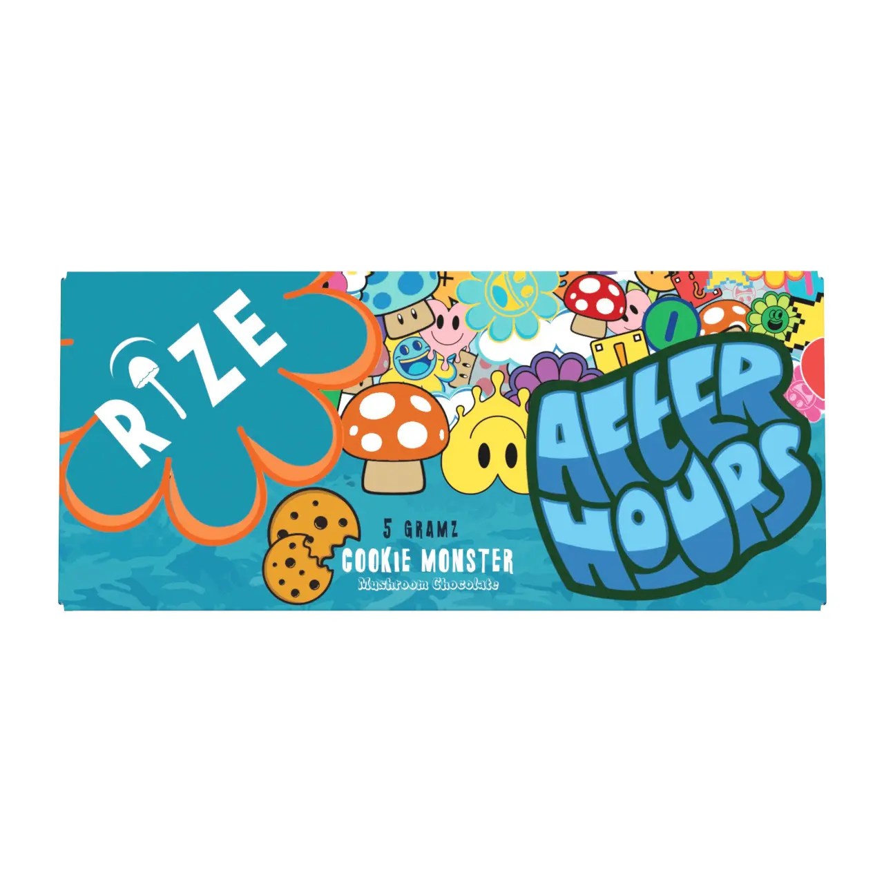 Rize After Hours Cookie Monster Mushroom Chocolate Bar