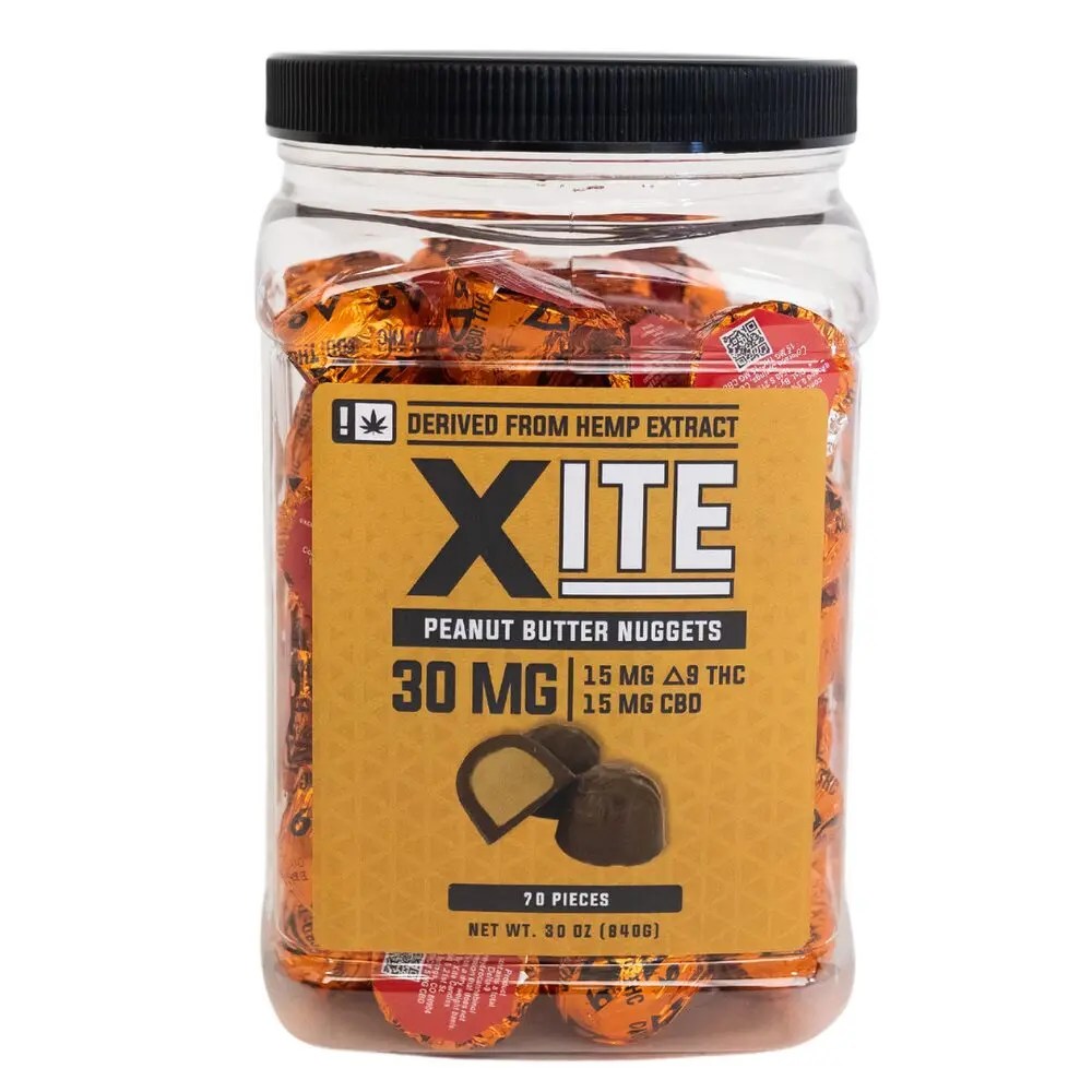 Xite Peanut Butter Nuggets 30mg jar