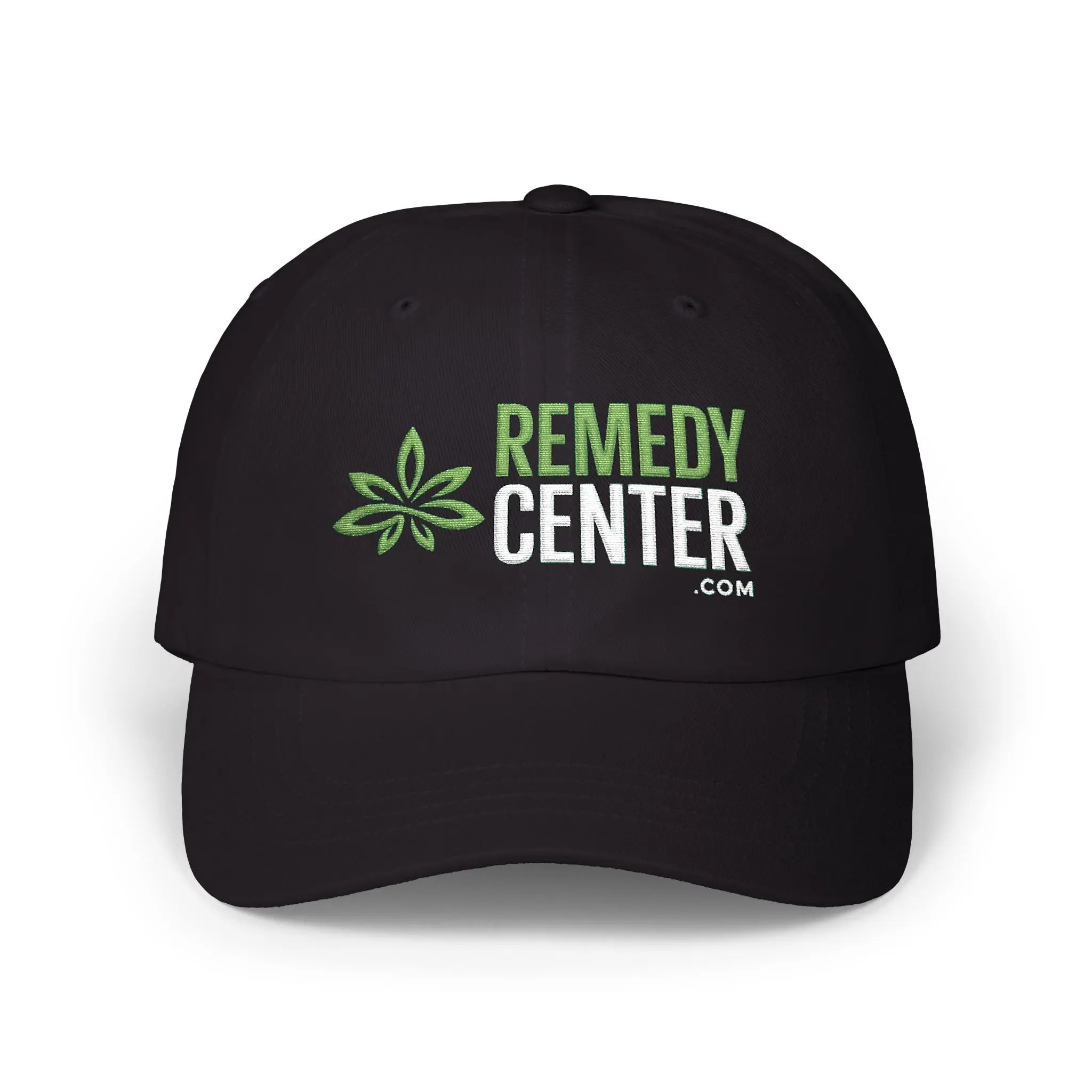Remedy Center Classic Dad Cap — Embroidered Logo Baseball Hat