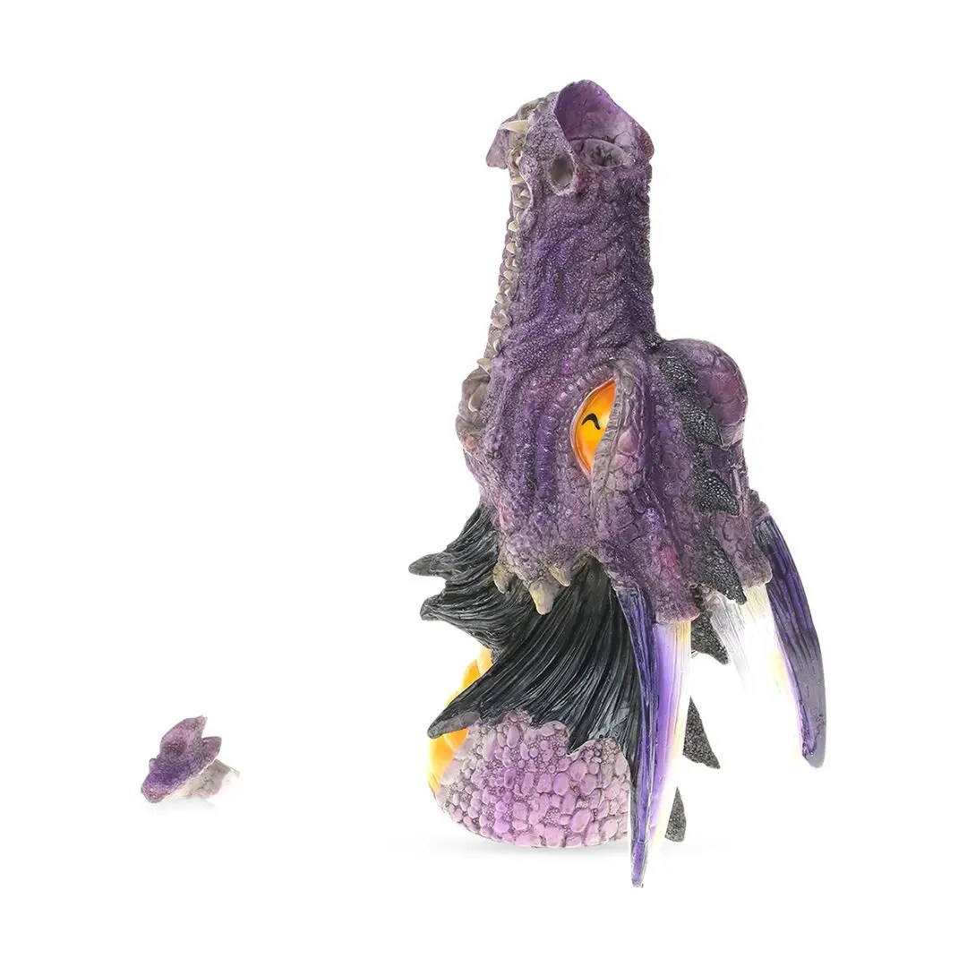 Fantasy backflow incense burner dragon design