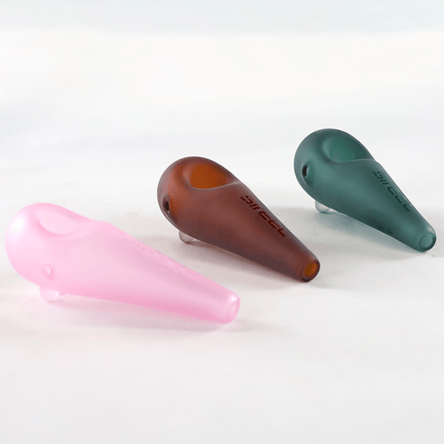 4" Frosted Logo Cone Pipe
