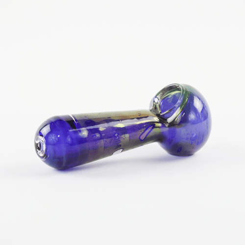 5" Heavy Blue Fumed Hand Pipe