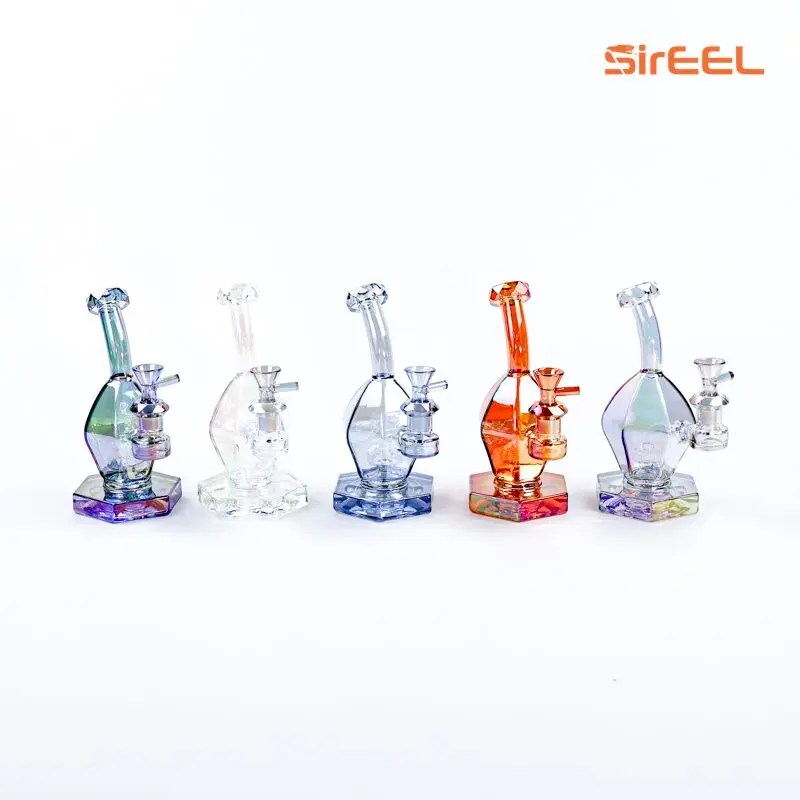 7" Iridized Enchanted Puffkin Water Pipe