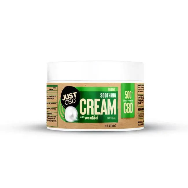 JustCBD 1000mg CBD soothing cream with menthol image 1