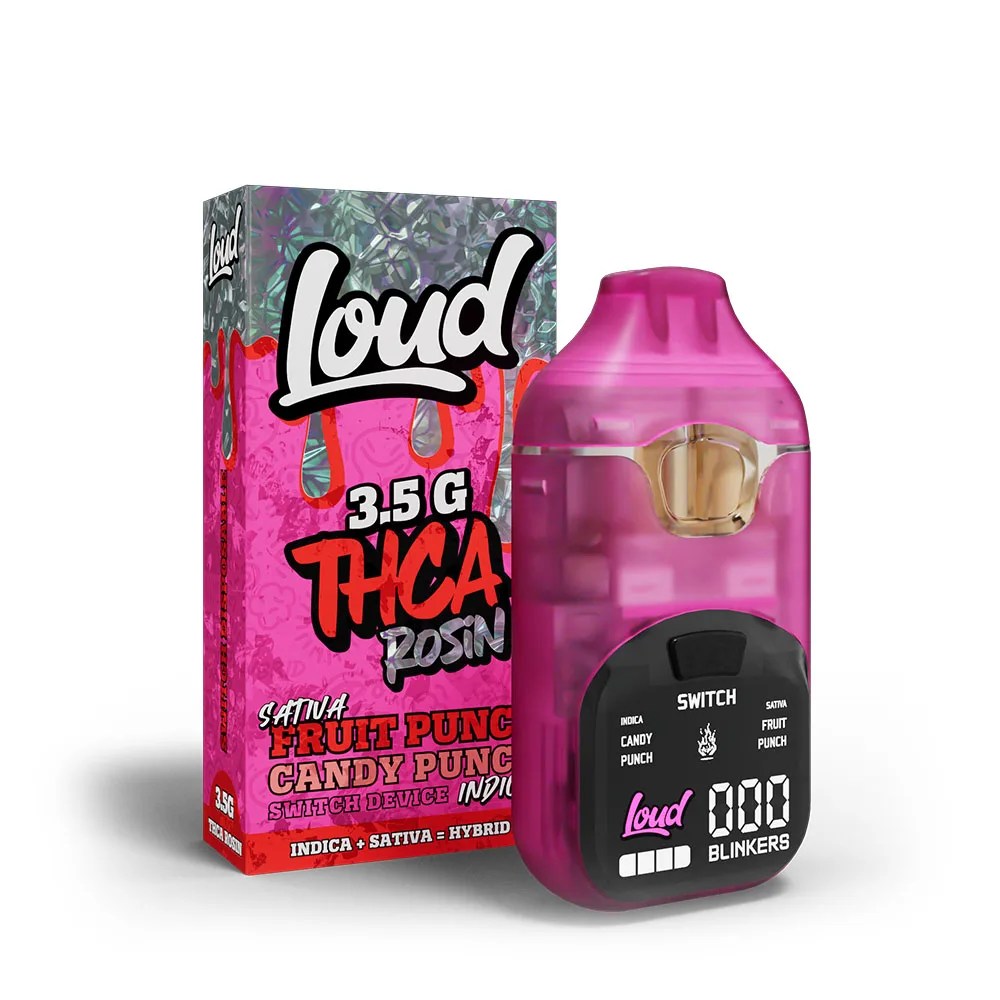 Loud rosin switch device Fruit Punch Candy Punch disposable image