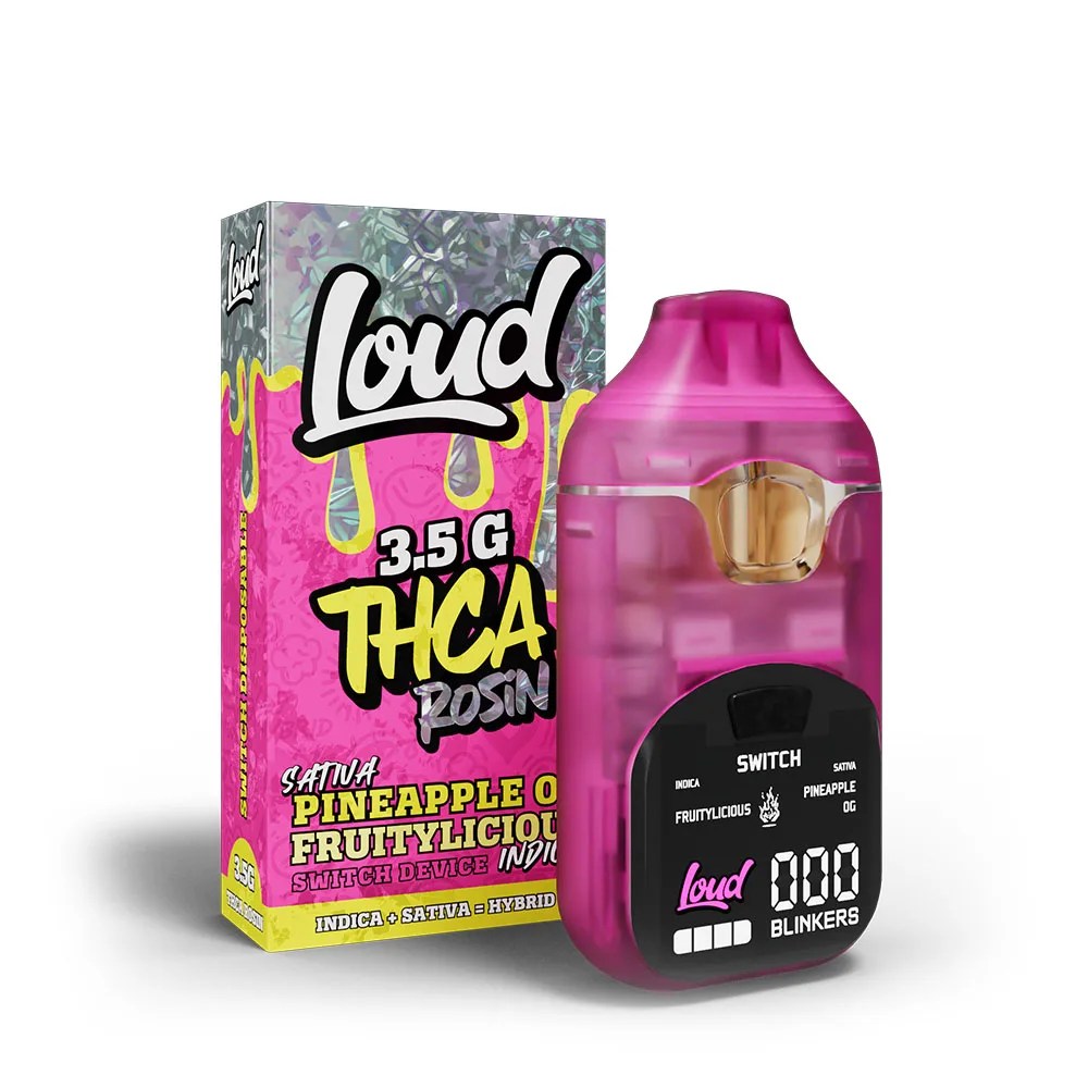 Loud rosin switch device Pineapple OG Fruitylicious disposable image