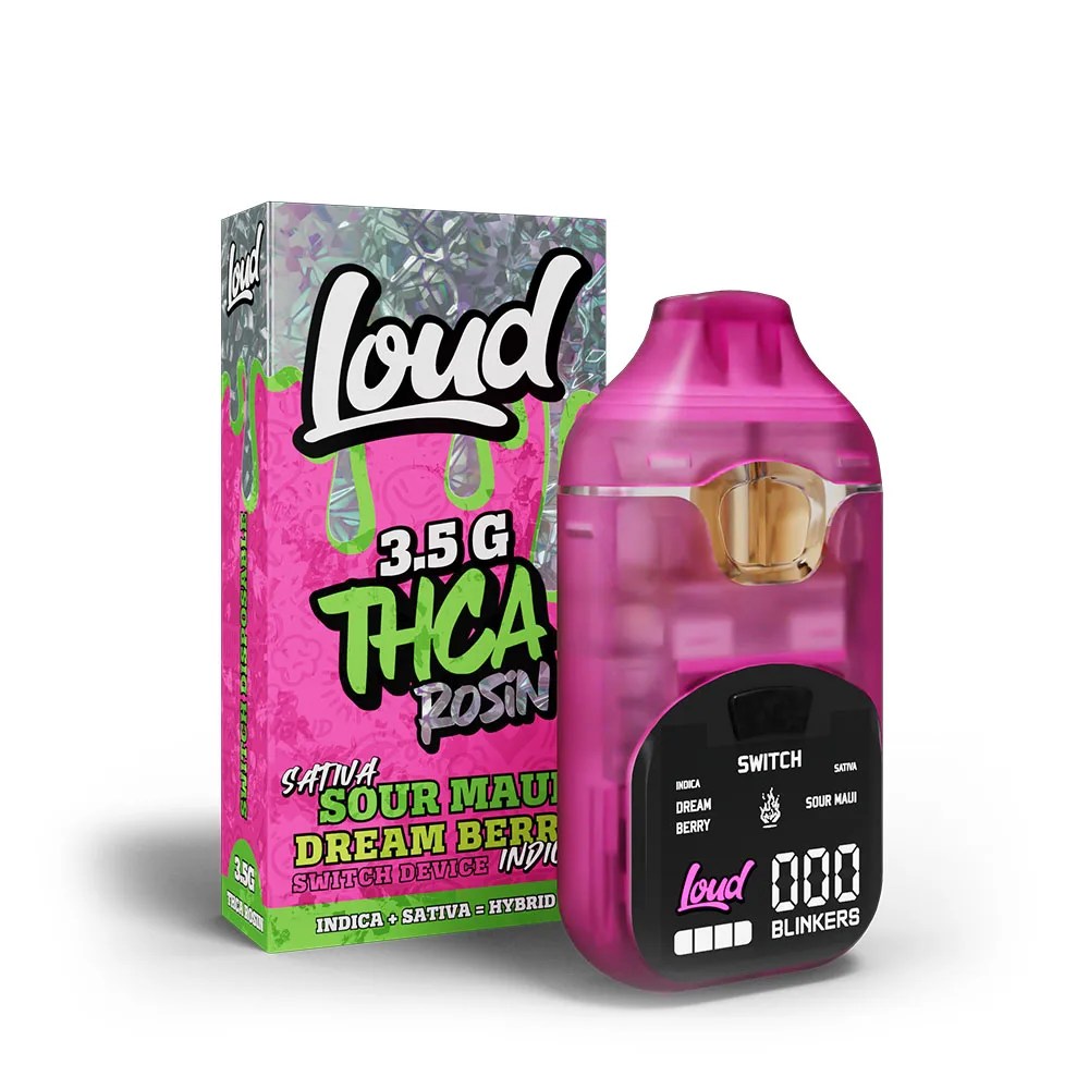 Loud rosin switch device Sour Maui Dream Berry disposable image