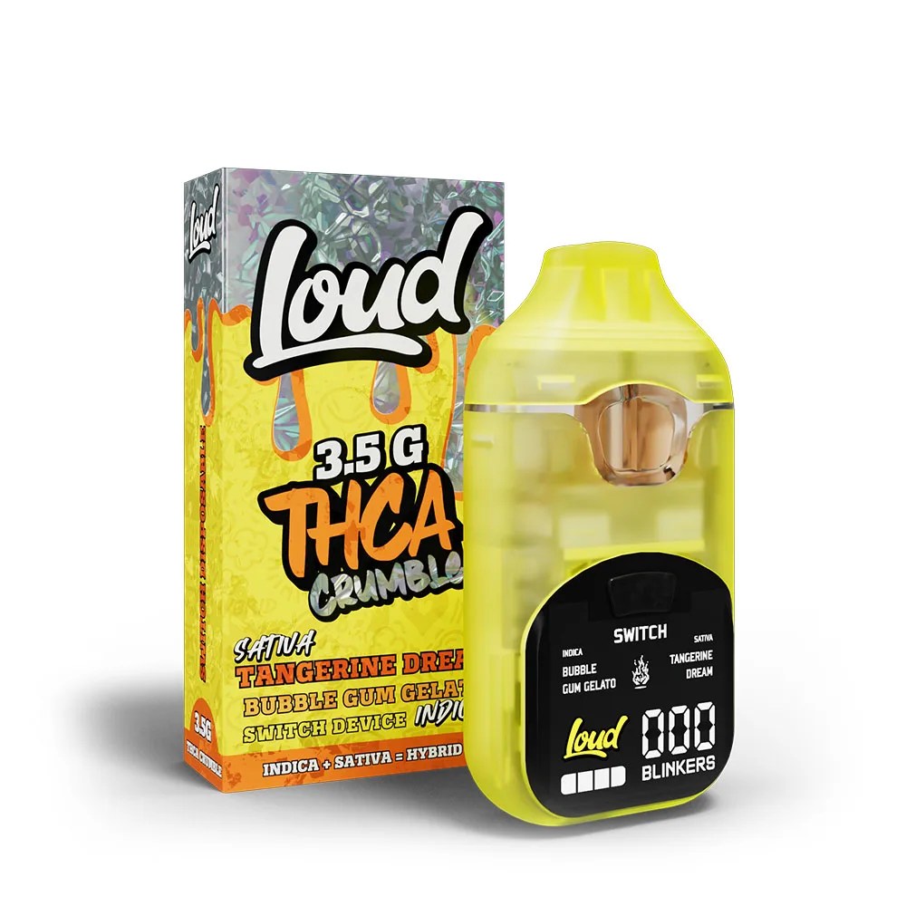 Loud - 3.5g THC Crumble Switch Device Indica/Sativa/Hybrid