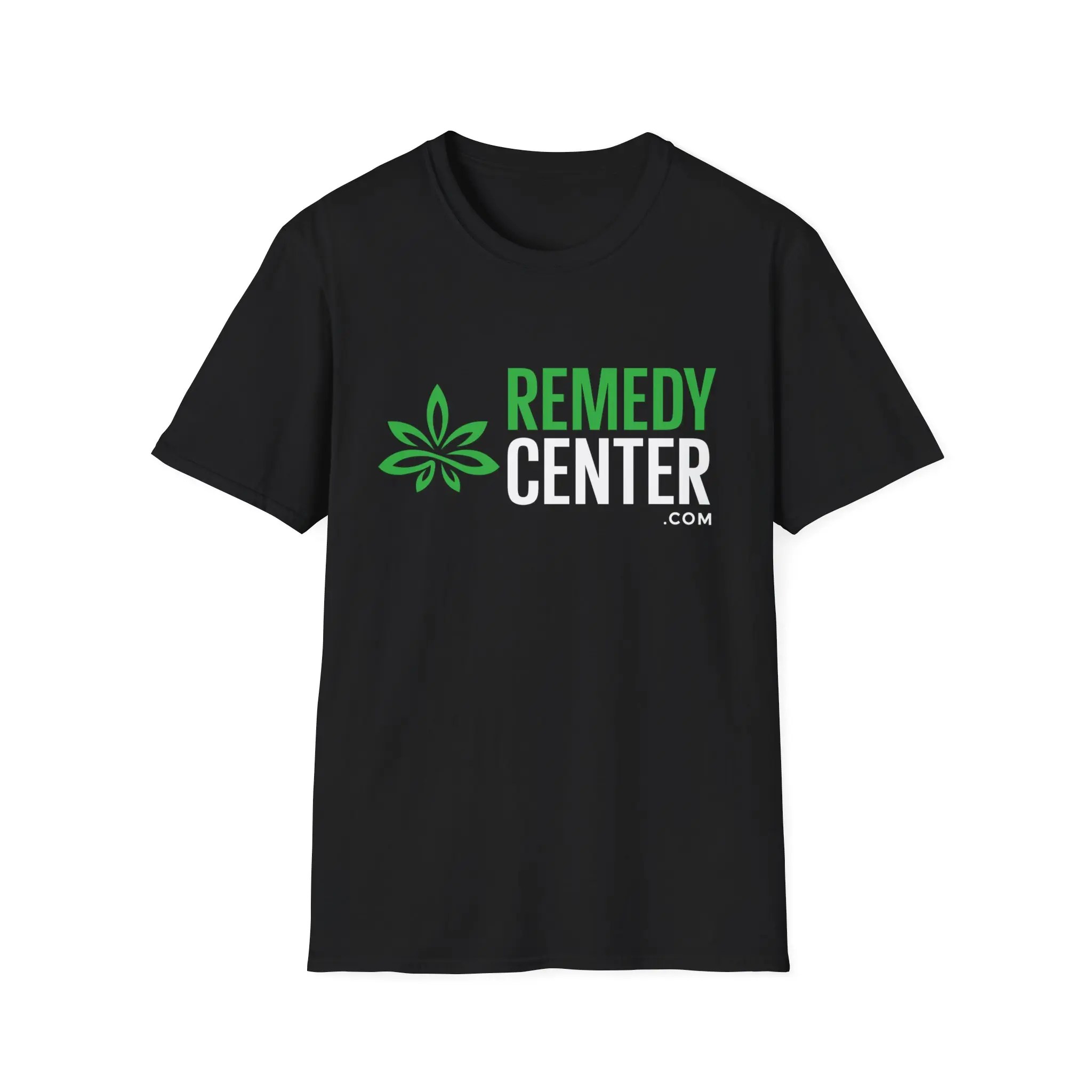 Remedy Center Logo TβShirt β Green Leaf Wellness Tee