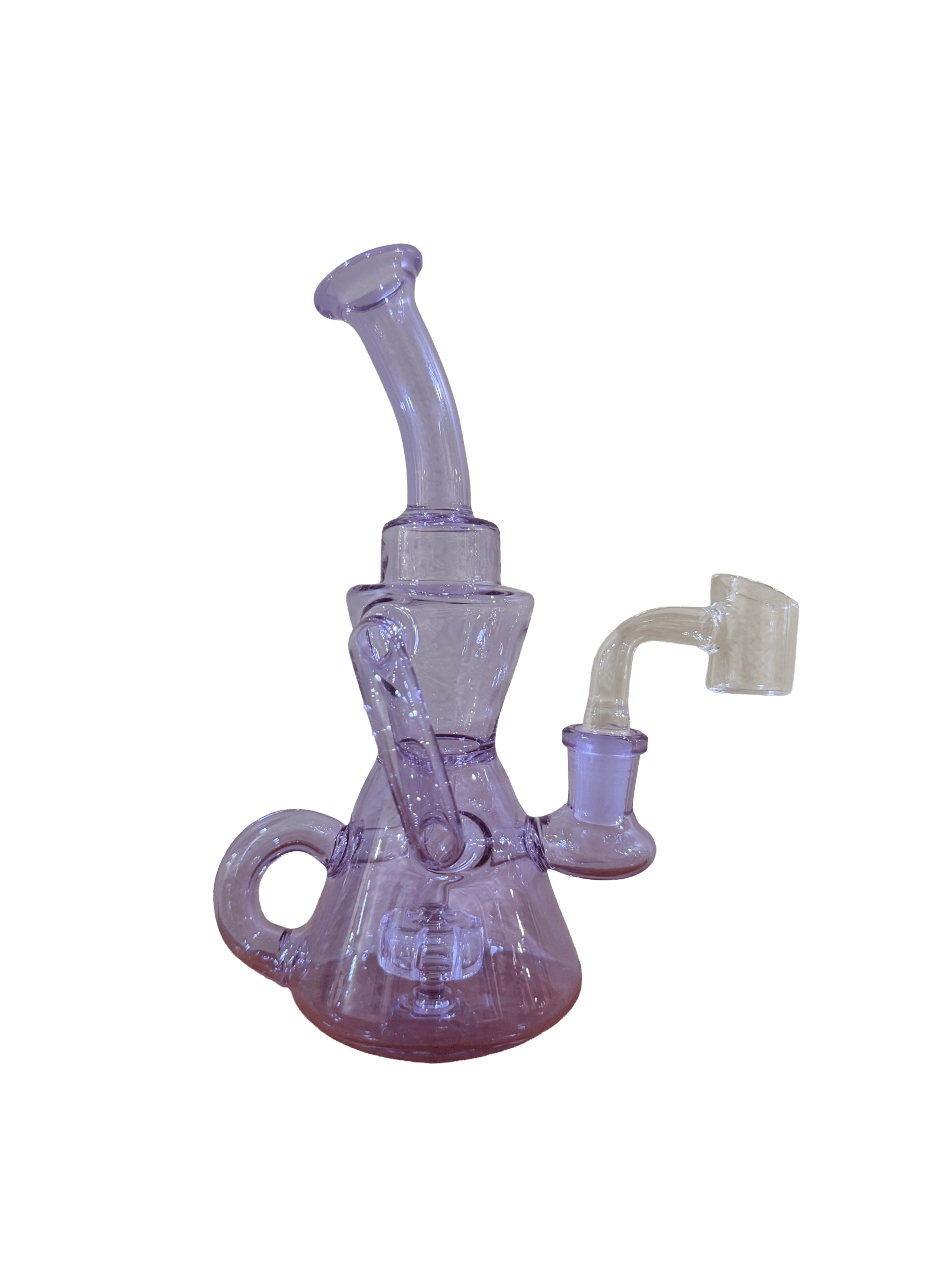 7.5" Purple Loop Dab Rig