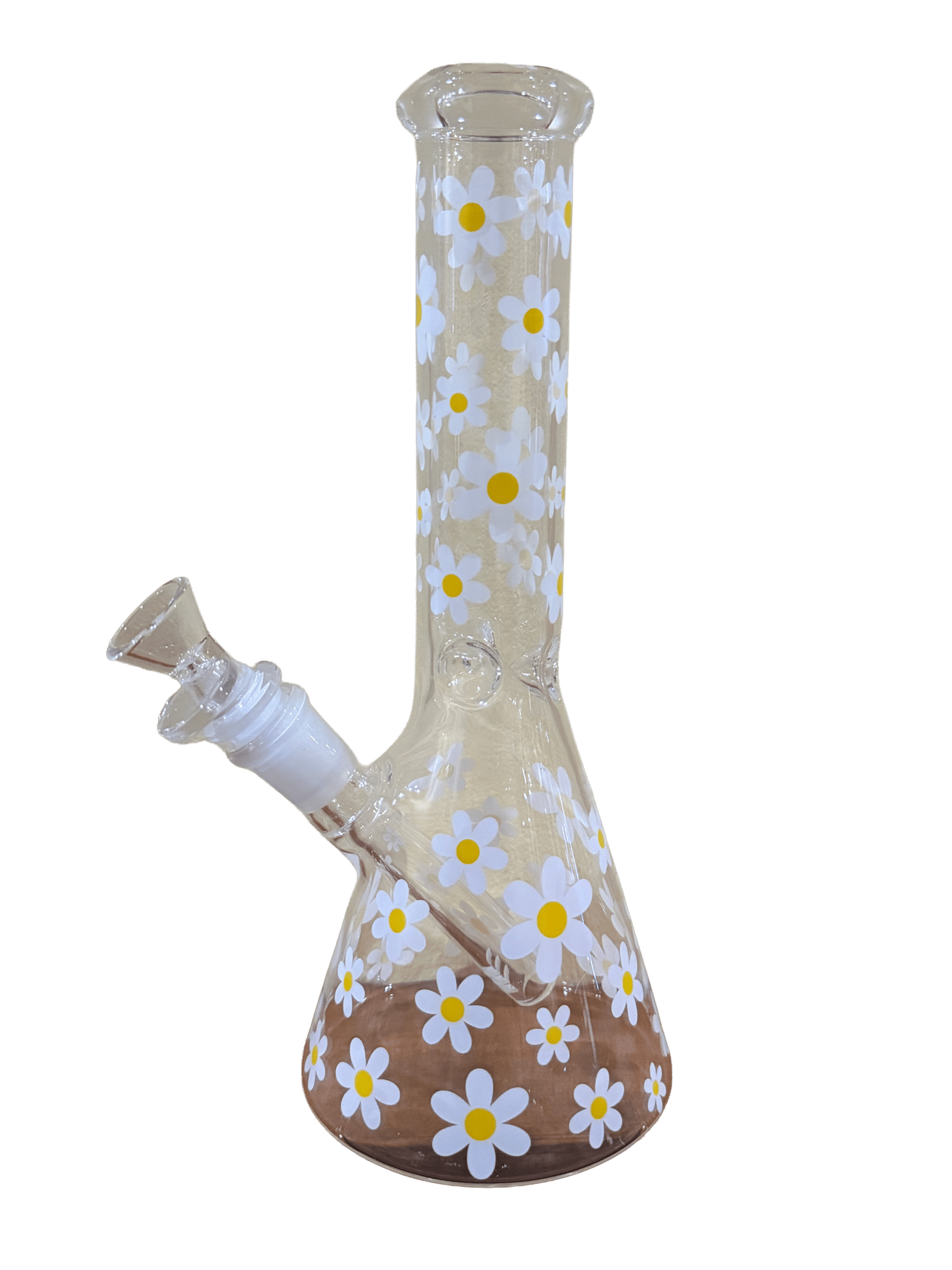10" Beaker Water Pipe - Flowers