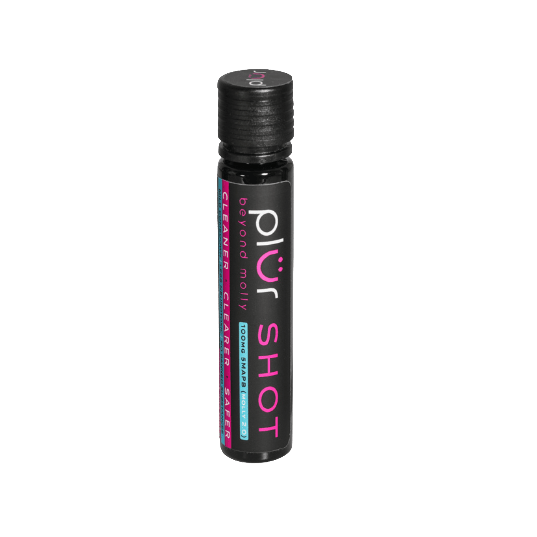 PLÜR Beyond Molly Shot 100mg 5MAPB Molly 2.0 mushroom edible drink
