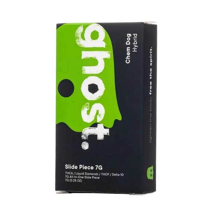 ghost. 7G Slide Piece THCH THCP D10 Disposable Vape Chem Dog Hybrid