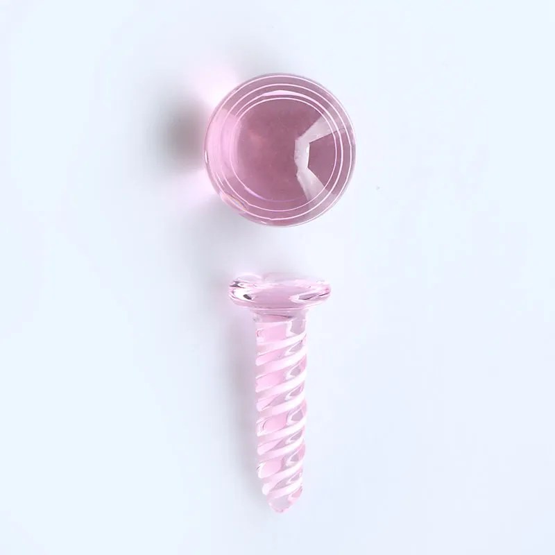 Glass Banger Nail and Terp Pill Set - Pink