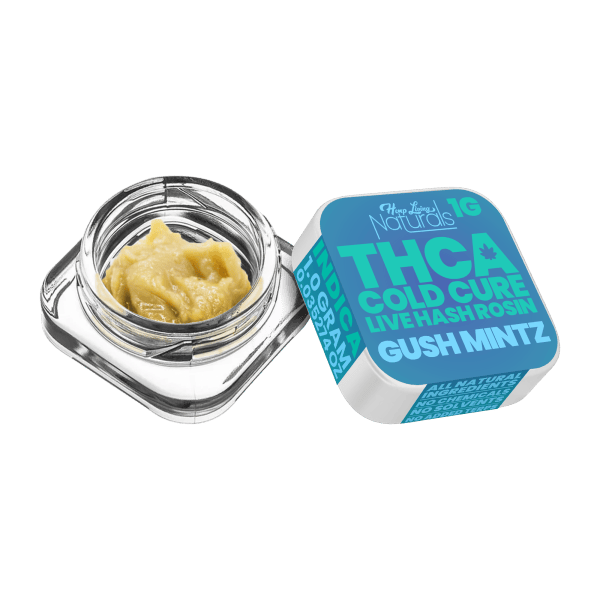 Hemp Living Gush Mintz THCA Cold Cure Live Hash Rosin 1g