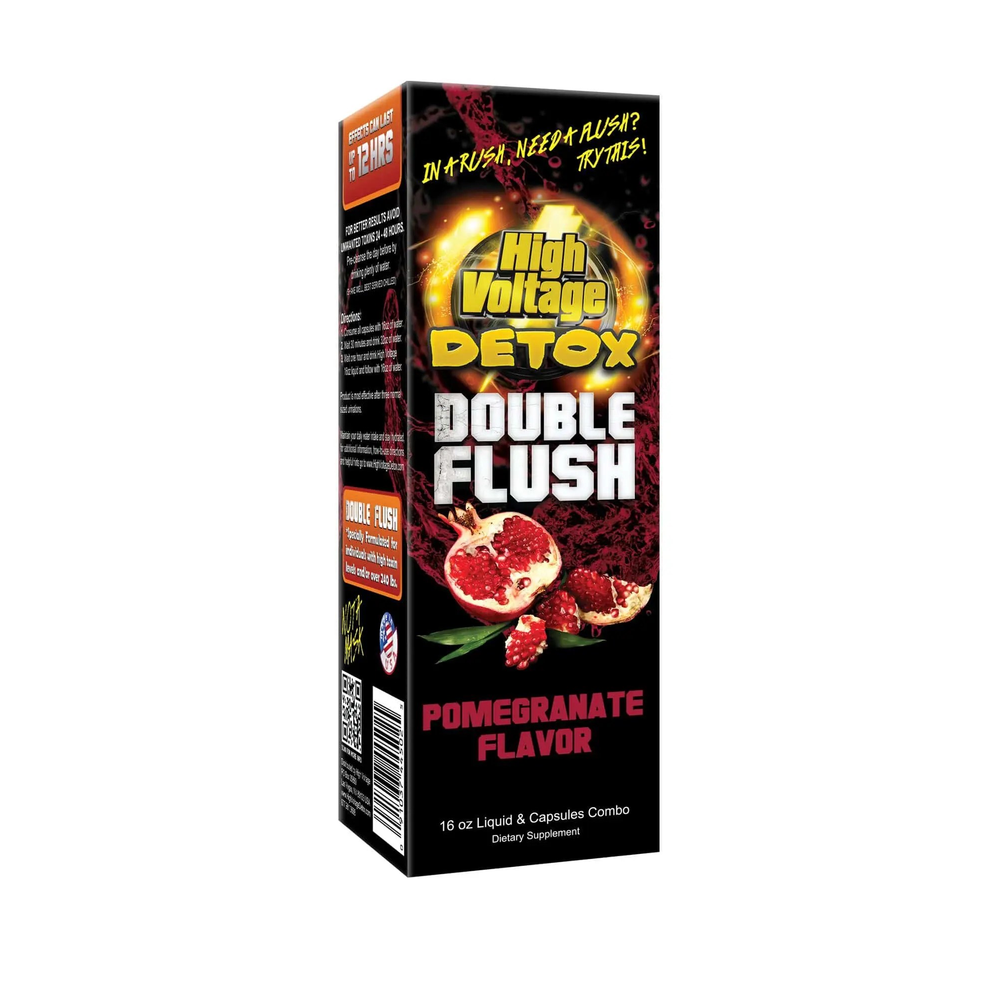 High Voltage Double Flush Detox Pomegranate