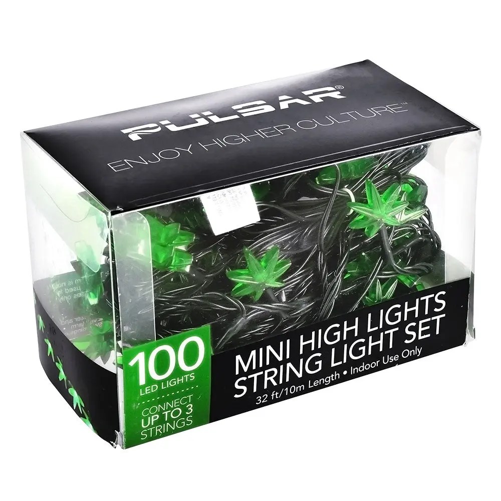 Mini High Lights Hemp Leaf LED String Light Set product image 4