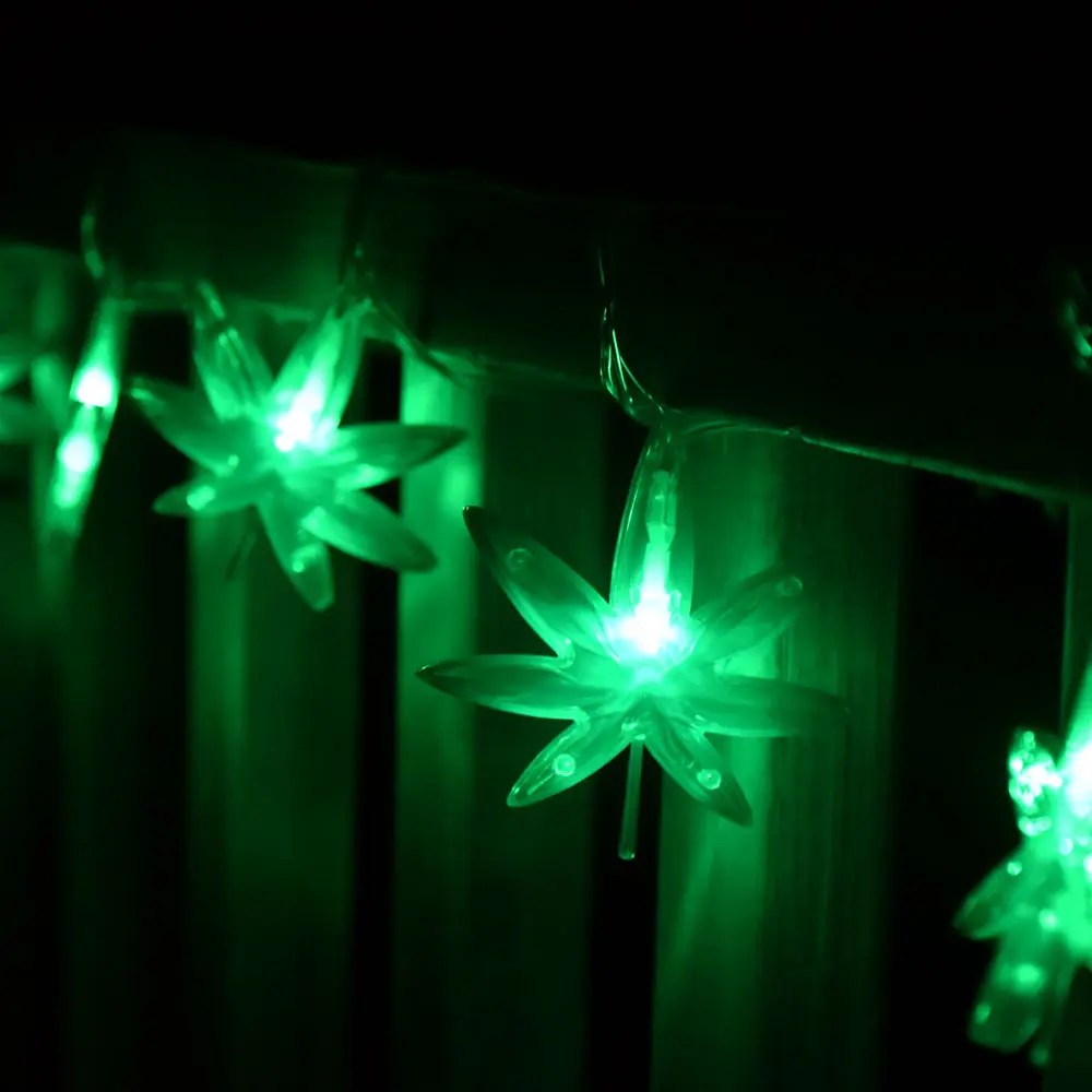 High Lights Hemp Leaf LED String Light Set product image 2