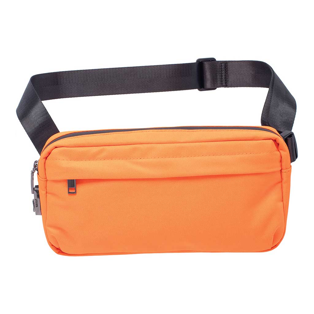 11.5IN X 5.5IN X 2IN SMELLPROOF SLING BAG - NEON ORANGE product image 1